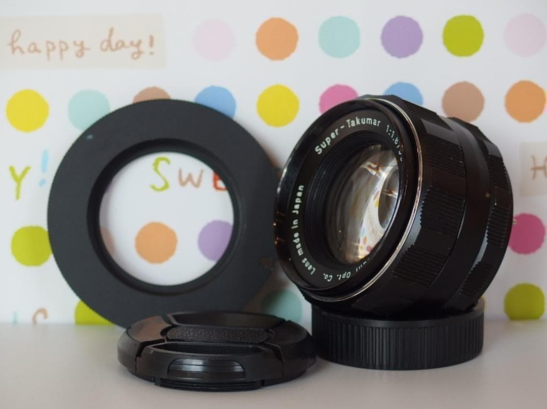 Super Takumar 55mm F1.8 Canon EFアダプターセット