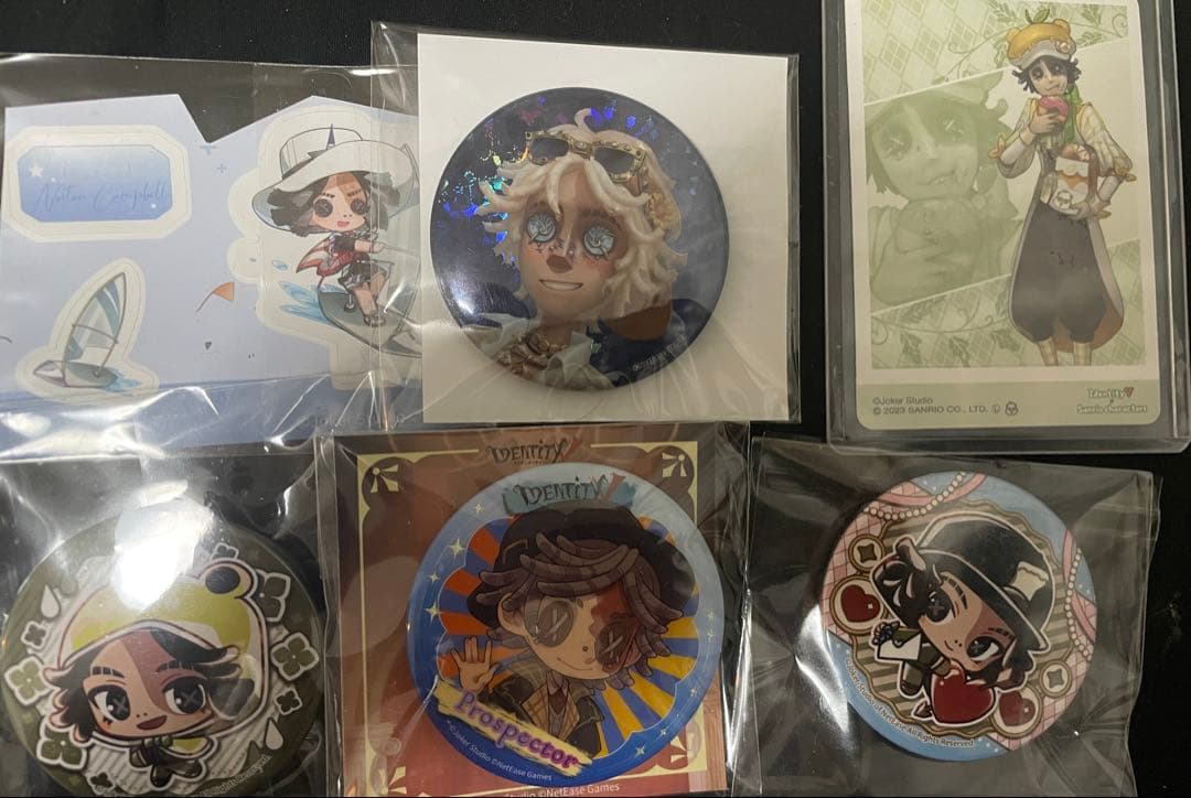 第五人格 IdentityV 探鉱者 アクスタ 缶バッジ カード まとめ売り