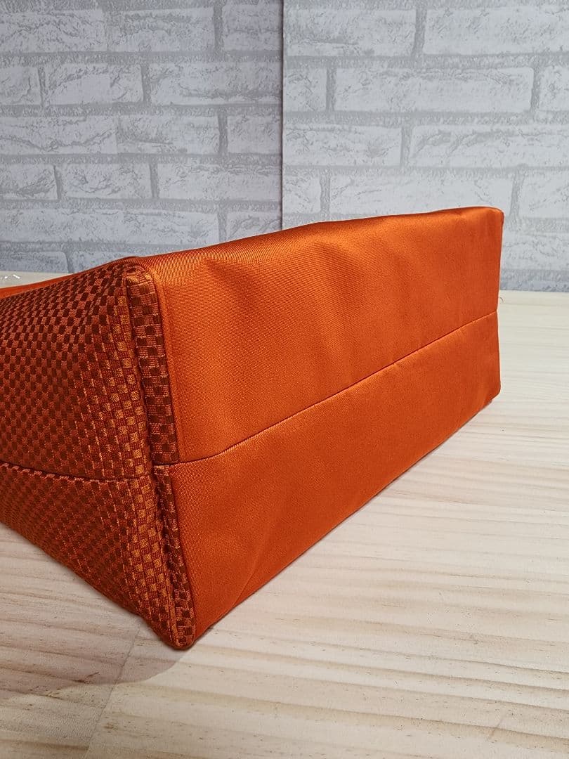 ❤プリン❤ ハンドメイド バッグ ポーチ オレンジ 和装用バッグ