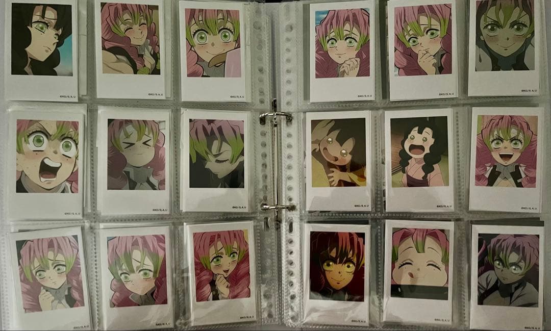 鬼滅の刃 ufotable 柱カフェ 甘露寺蜜璃 チェキ風ブロマイド