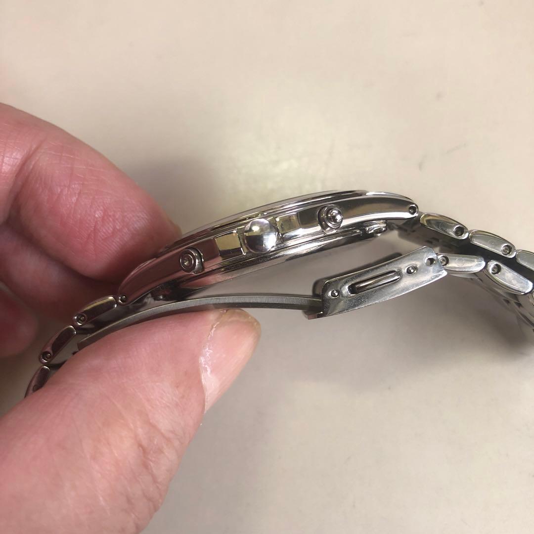 値下げSEIKO DOLCE ソーラー電波腕時計 シルバー