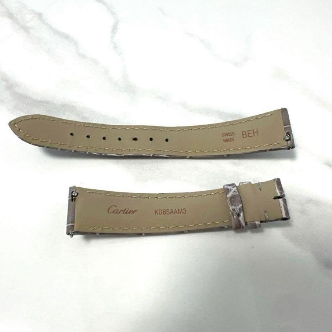 あ*お様 【超美品】カルティエ タンクマスト 替えベルト グレー