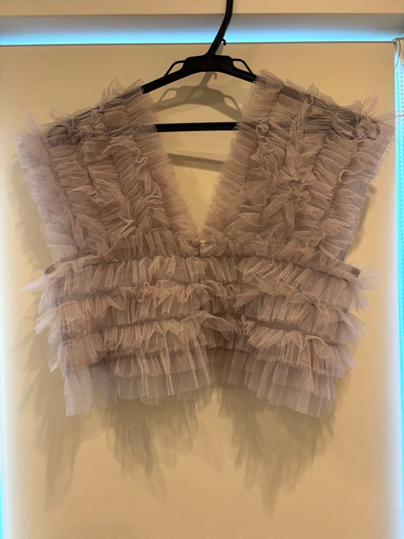 スーツ・フォーマル・ドレス andresd tulle vest all in one dress