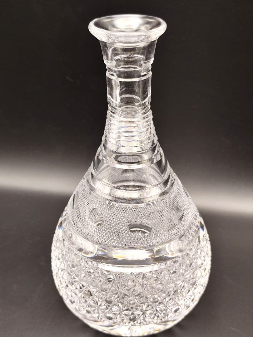 超希少未使用品☆黒川昭男 デキャンタ デカンタ 酒器（切子、江戸切子、薩摩切子）