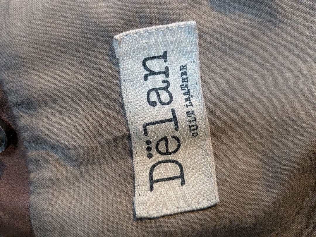 M*a様 ★希少サイズ52XL★Delan ラムレザー セミダブルライダース イ