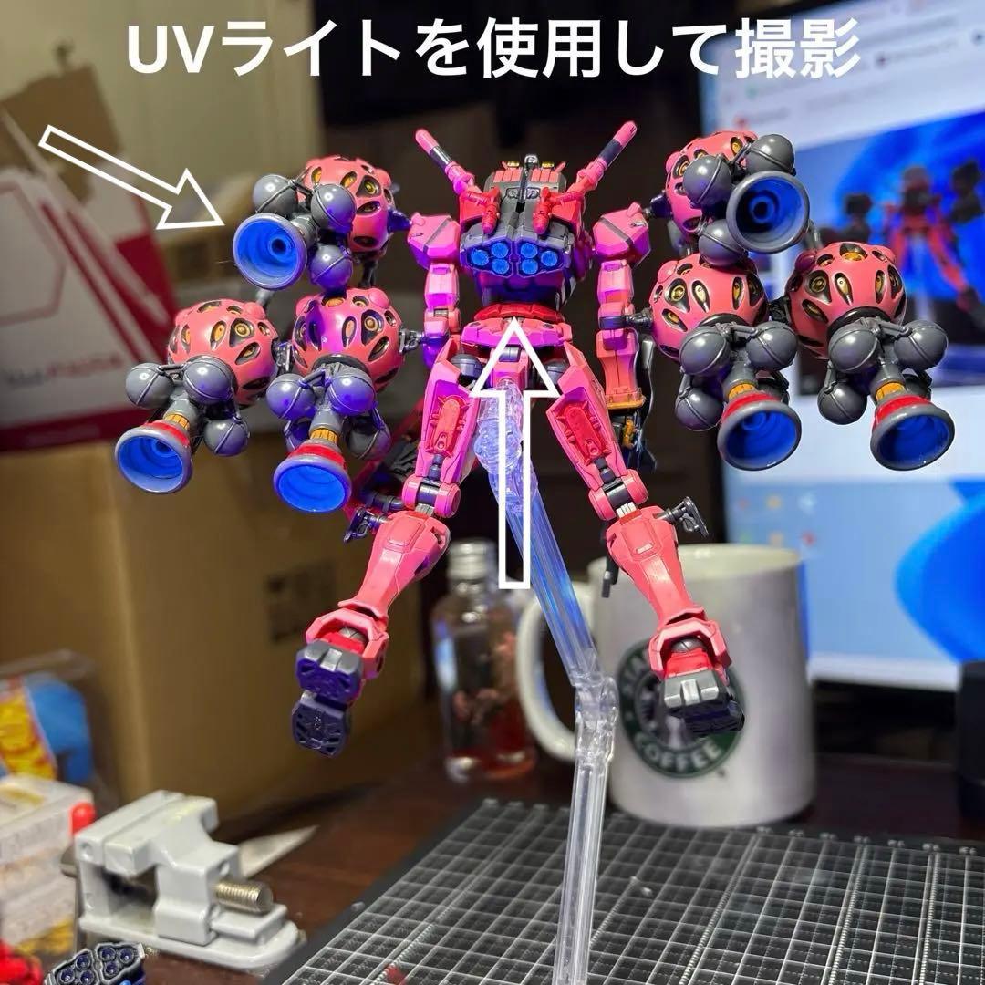 【完成品】HG セイラ専用塗装　軽キャノン改　と　HG赤いガンダム　ザクバズーカ