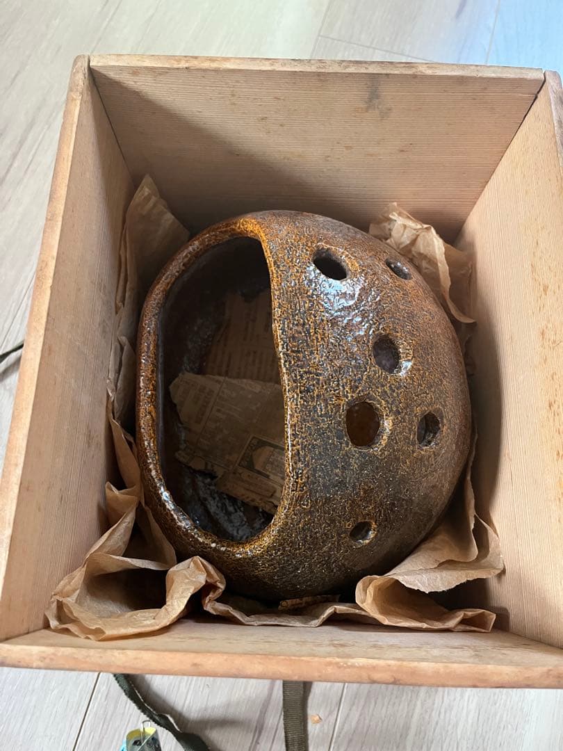 大樋焼　火鉢か茶道具