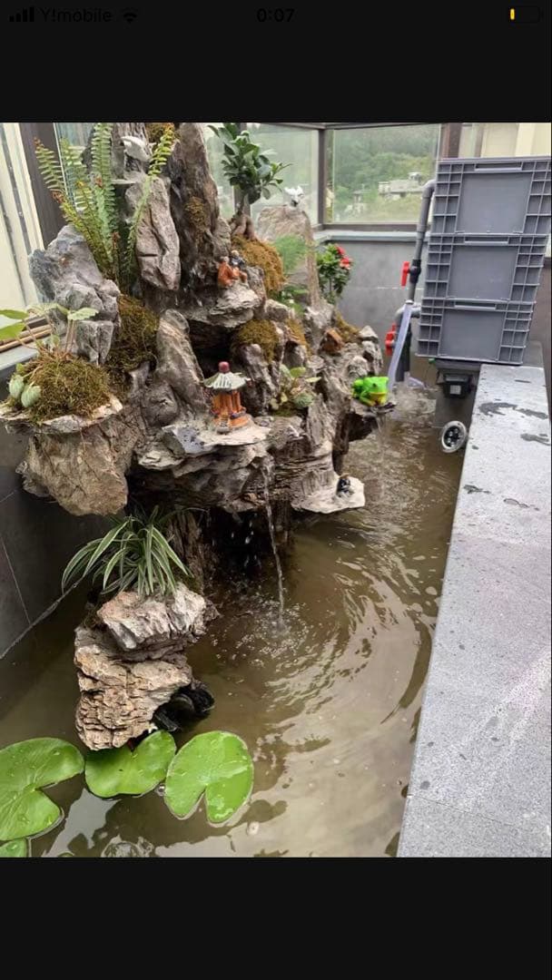 水槽池濾過器、1段階ろ材満タン付き三段式万能濾池大型水槽濾過層フィルター送料込み