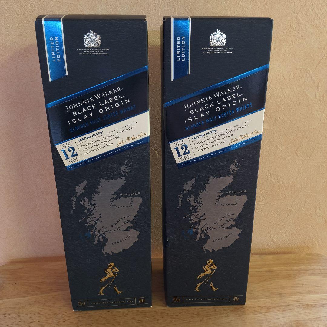 ジョニーウォーカー ブラックラベル アイラオリジン 2本セット