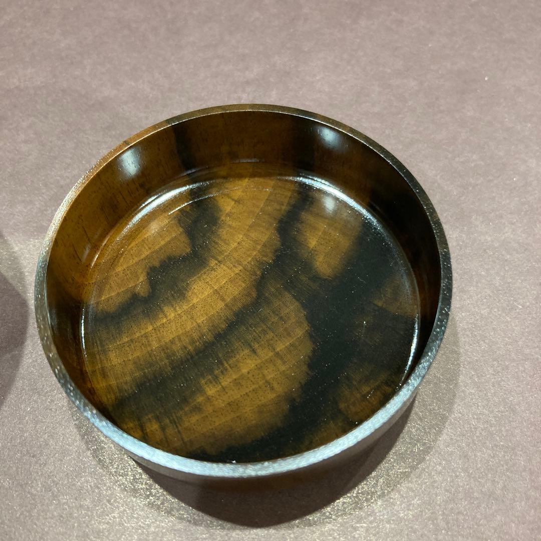 最終価格　おかや木芸　黒柿　中棗