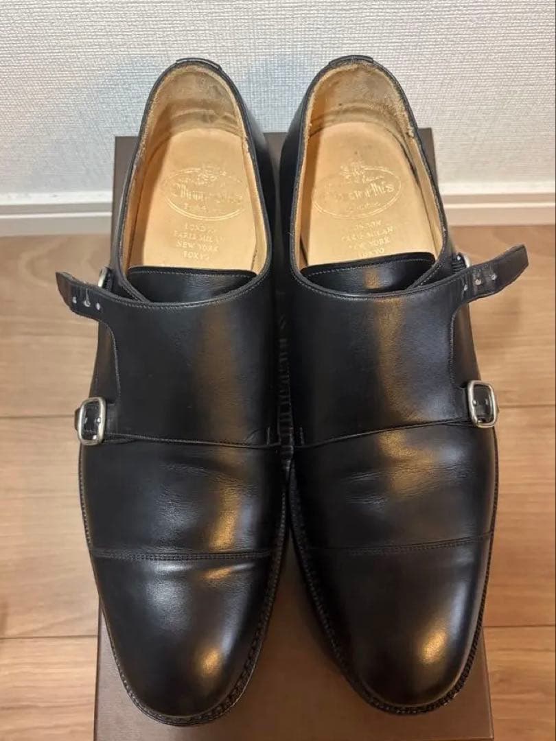 【美品】Church’s Cowes 80F ダブルモンク 26.5cm