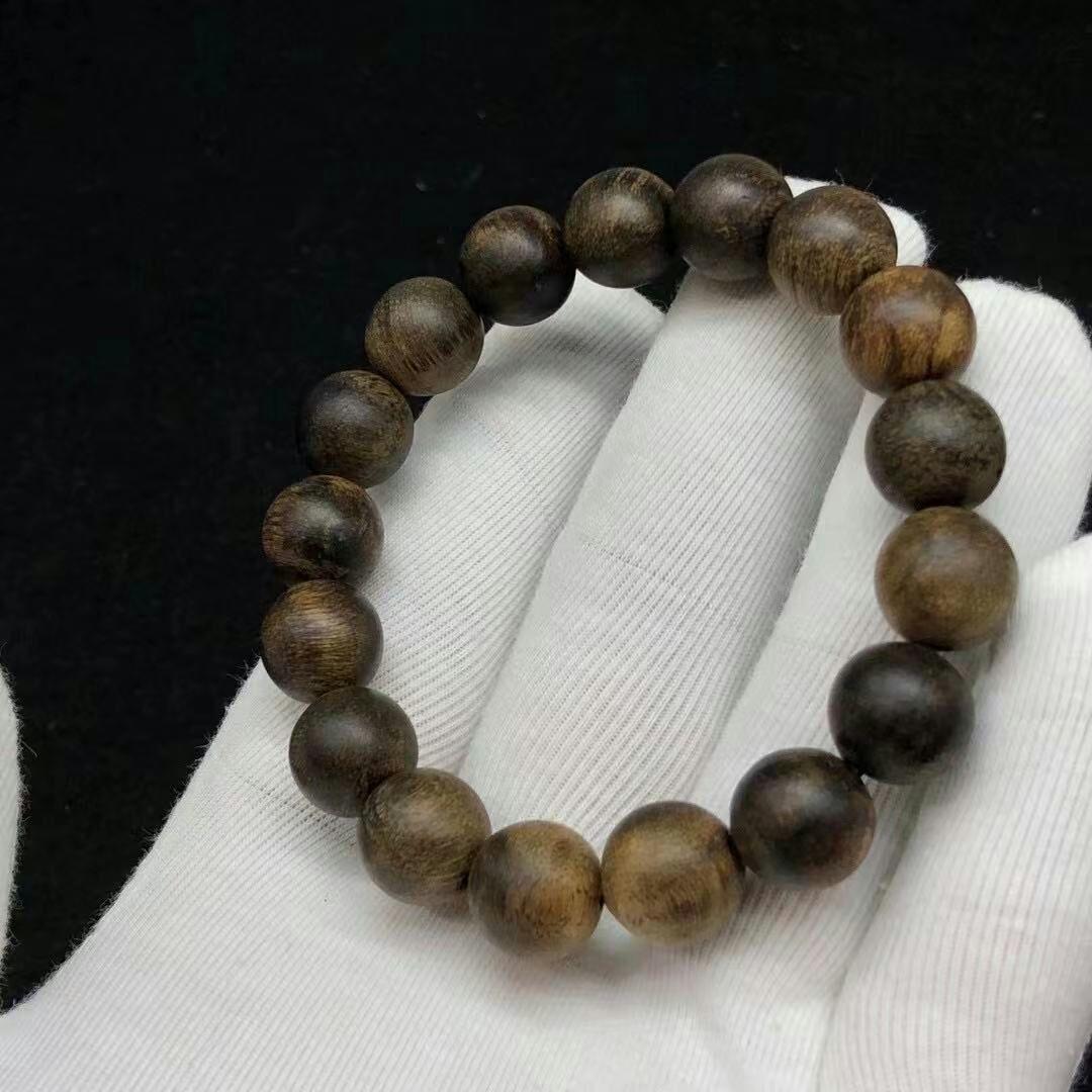 本物見逃すな!本物保証天然正品ダラガン虎斑沈香手串 沈香木 伽羅 聞香