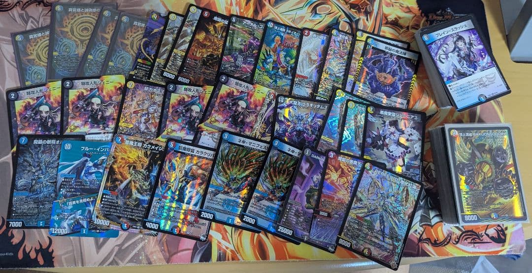 デュエルマスターズ デュエマまとめうり 引退品 デッキ 優良ノーマル、VR、SR