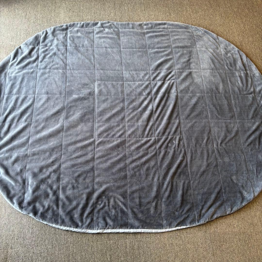 無印良品 3点セット 楕円こたつ こたつ布団 ラグ 美品 ローテーブル