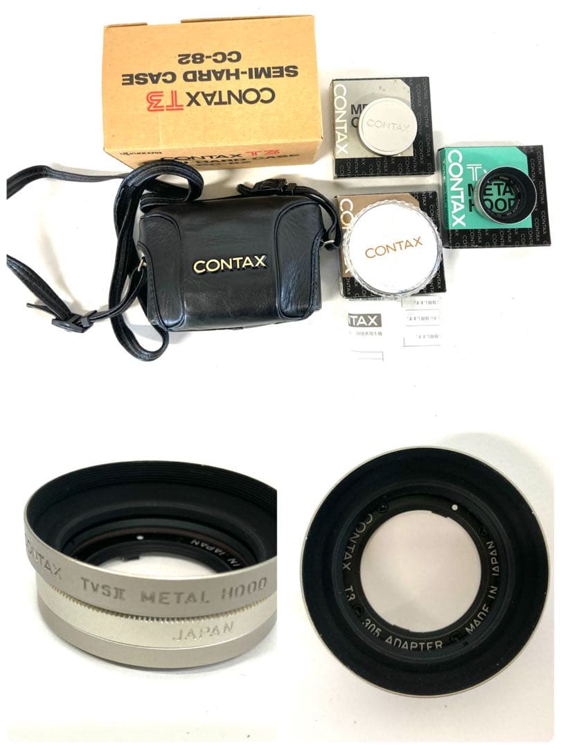 CONTAX T3 前期 コンパクトフィルムカメラ セミハードケース付き