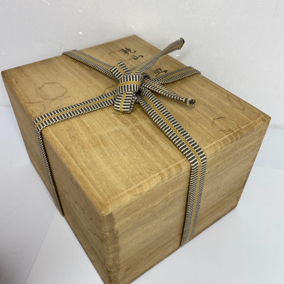 尾形乾山　染付皿5枚　共箱　トヒオ　東さ7-0323☆2F