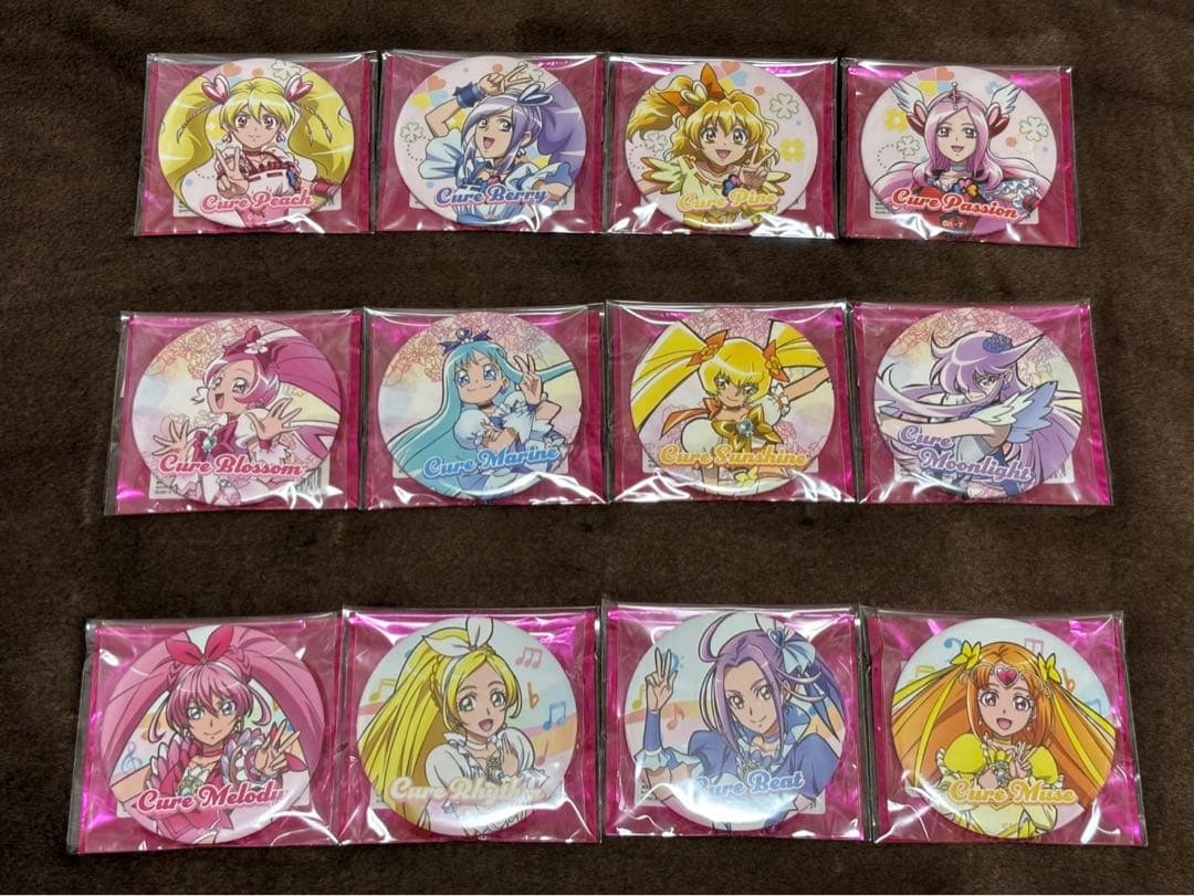 全プリキュア展　缶バッジ　コンプリート