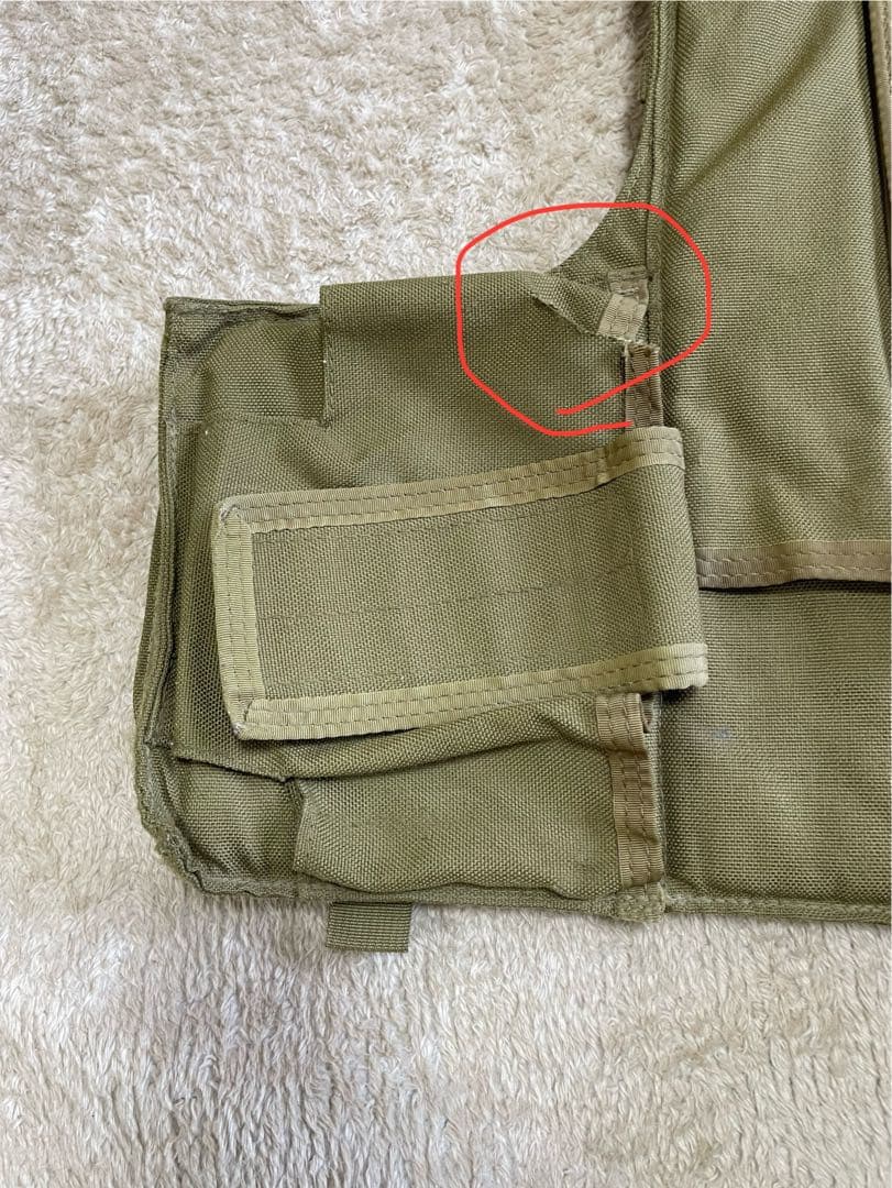 実物　放出品　TAG プレートキャリア　コヨーテ　ブラウン