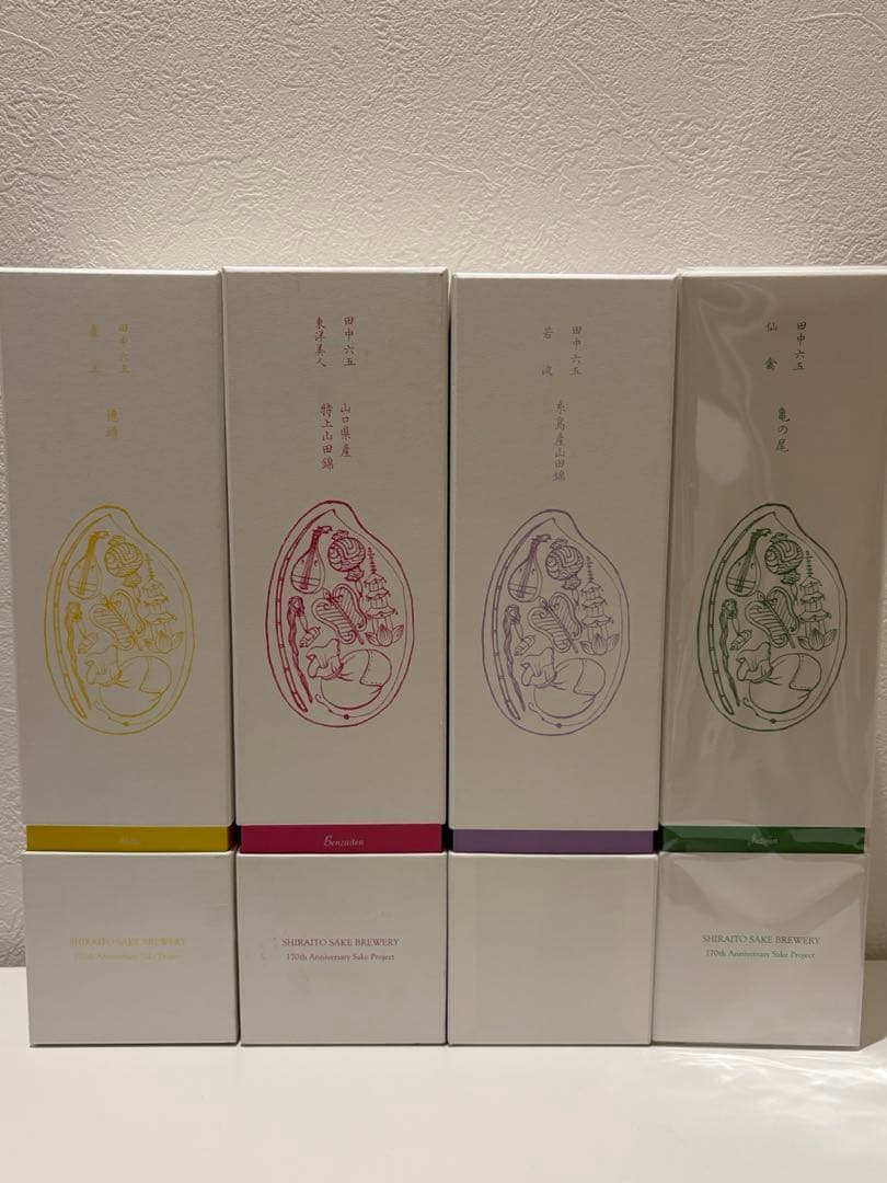 白糸 酒の七福神 日本酒 4本セット 産土 東洋美人 若波 仙禽