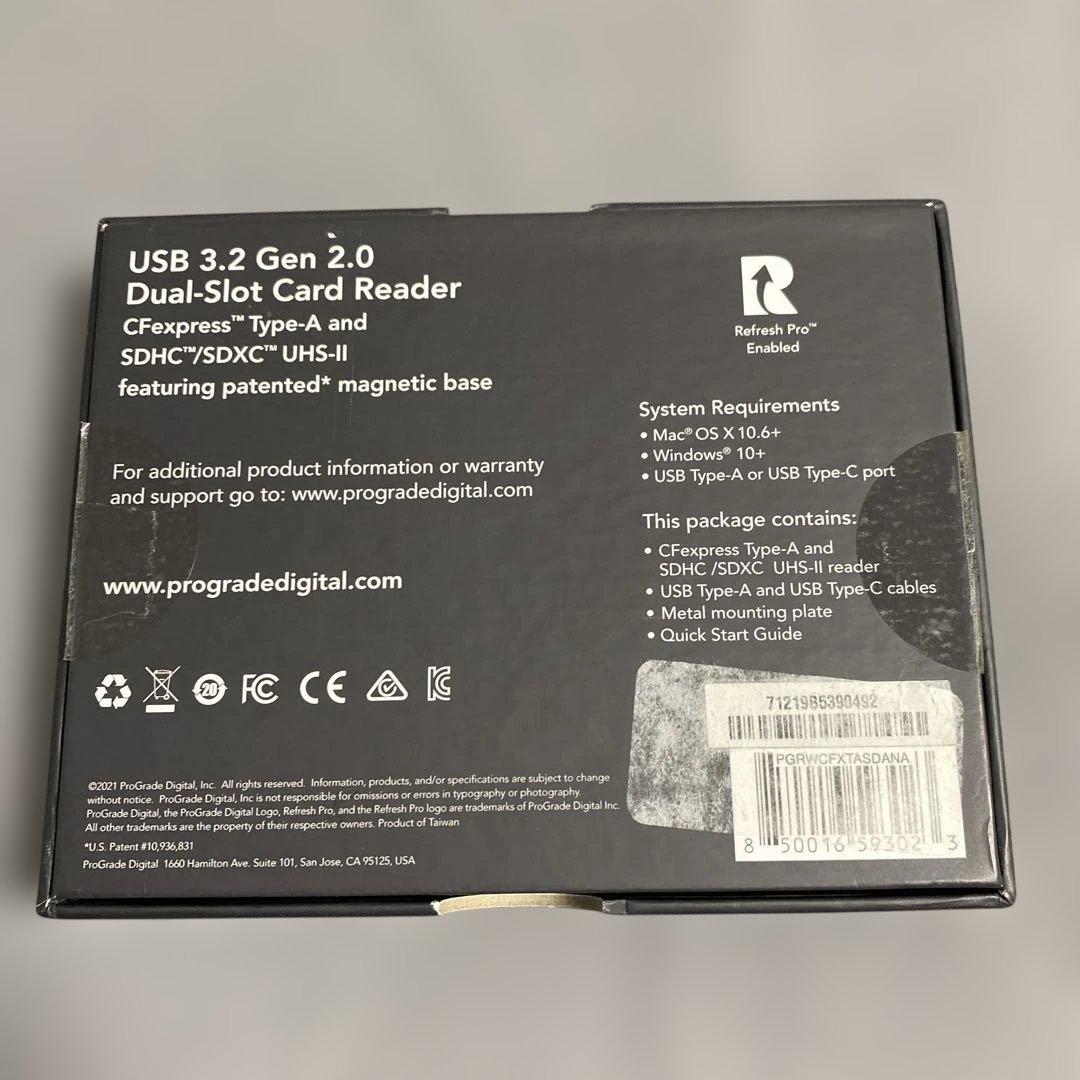 外付けハードディスク・ドライブ ProGrade Digital [CFexpress Type A /SD]