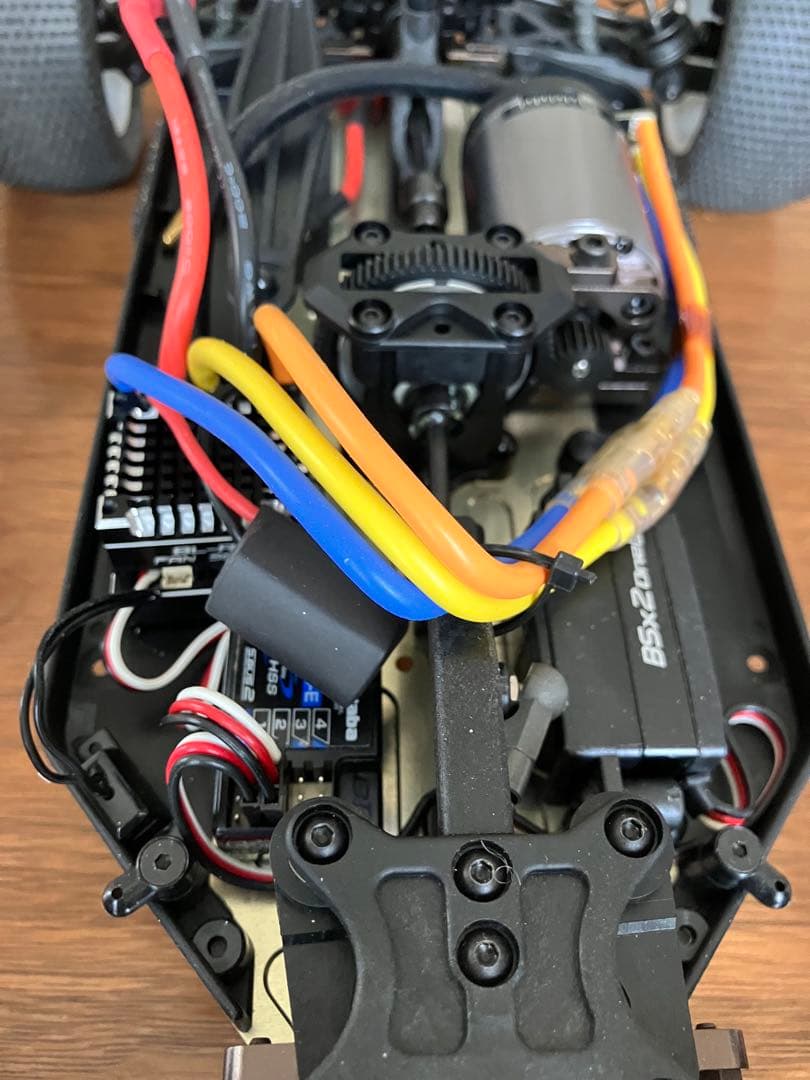 【現状品・オプション多数】京商 ラジコン レーシングバギーキット レーザーZX6