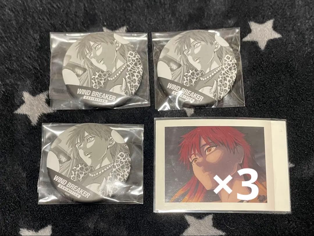 WIND BREAKER ウィンブレ展 コマ缶 焚石矢 缶バッジ
