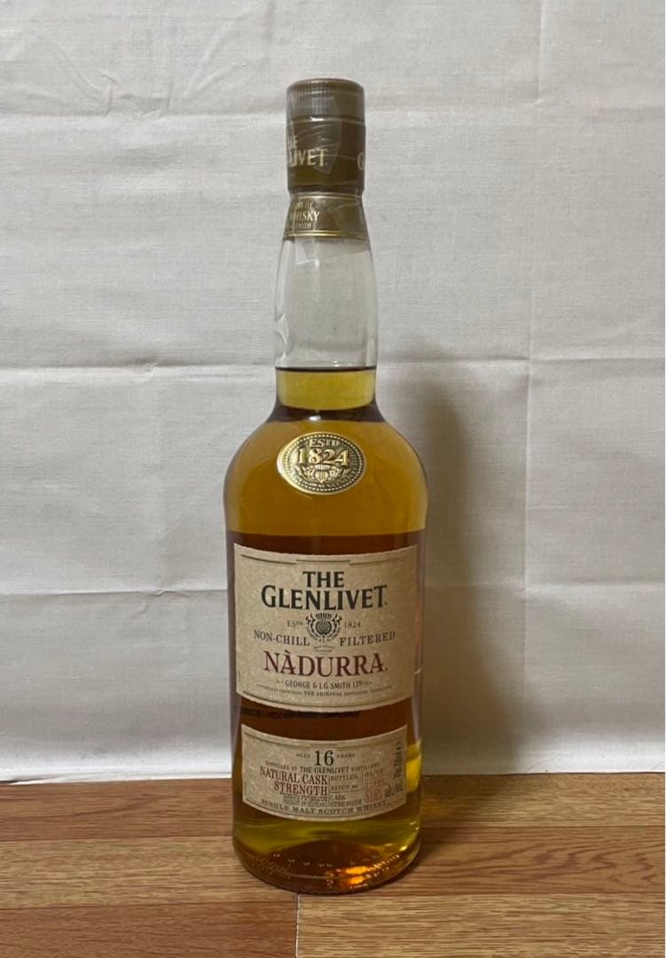 終売品 初期ボトル グレンリベット16年 ナデューラ 53.6% 2009ボトル