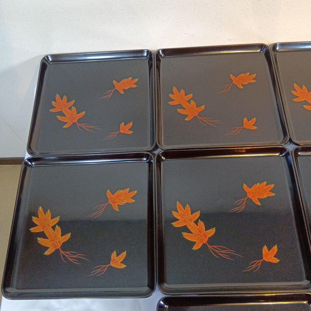 値下げ輪島塗　時代物　蒔絵二ノ膳10客　　 共箱