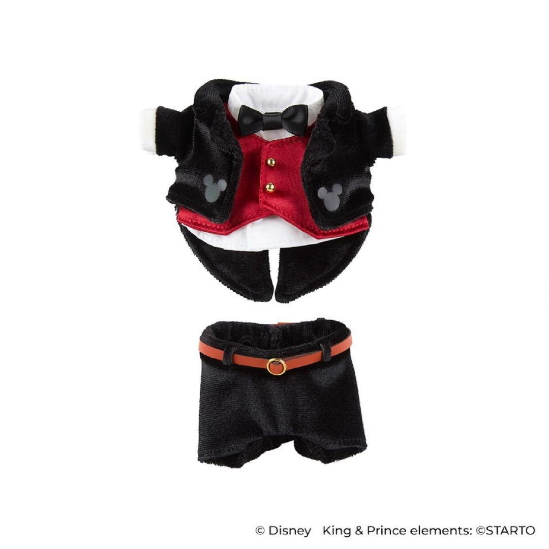 【 はぴぬい 】 着せ替え衣装Mickey × K&P 持ち歩きポーチ 永瀬廉