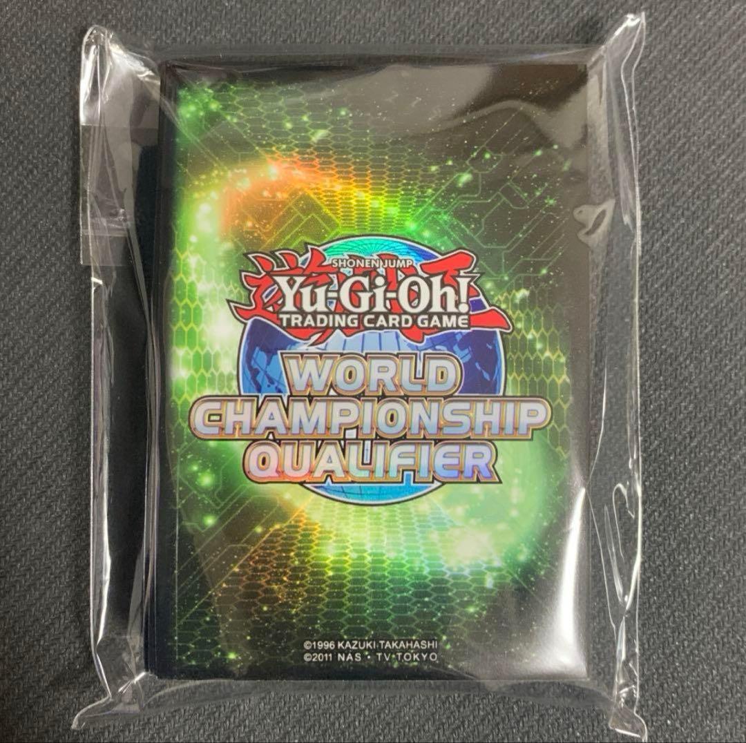 遊戯王 スリーブWCQ WORLD CHAMPIONSHIP 2013 緑80枚