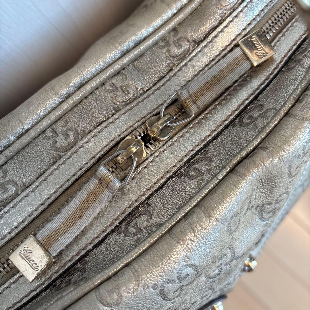 GUCCI GGキャンバスミニボストンバッグ