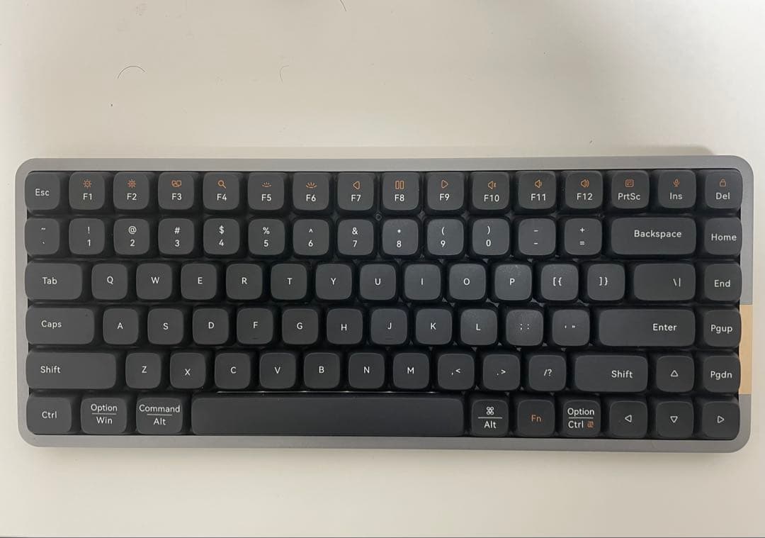 Lofree FLOW 84ロープロファイルメカニカルキーボードスペースグレイ