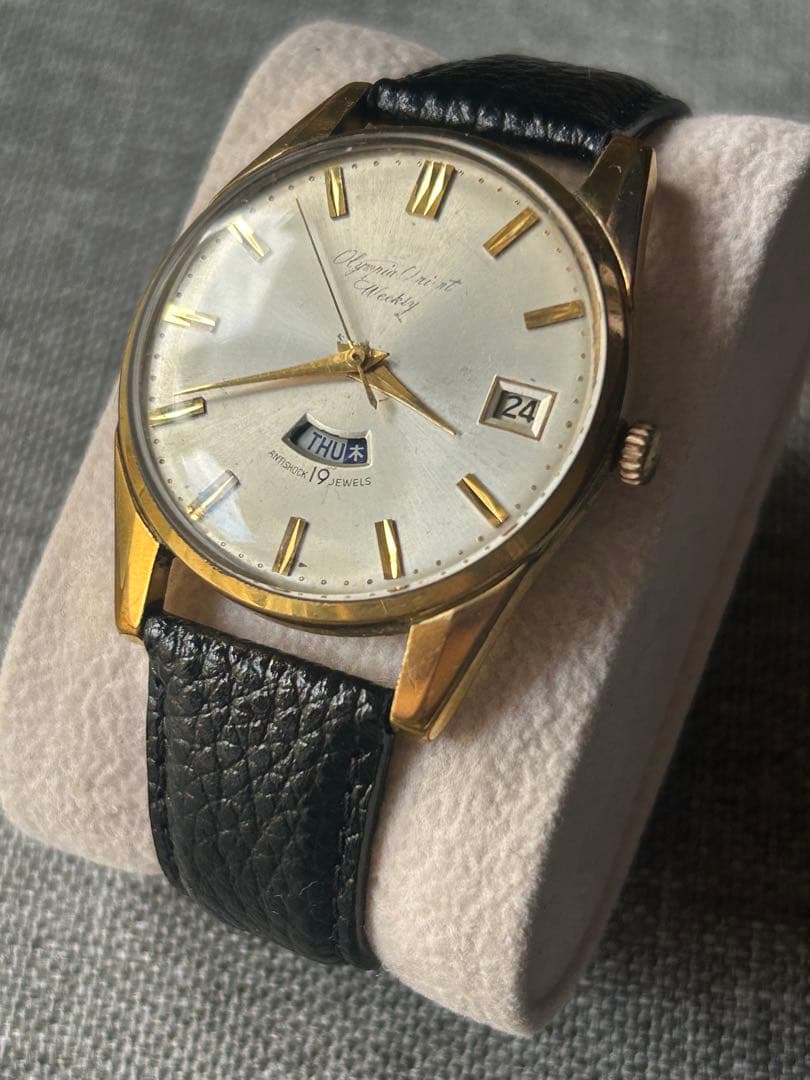 マ*ル様 【稼働品】ORIENT オリンピアオリエントウィークリー 英字漢字表記