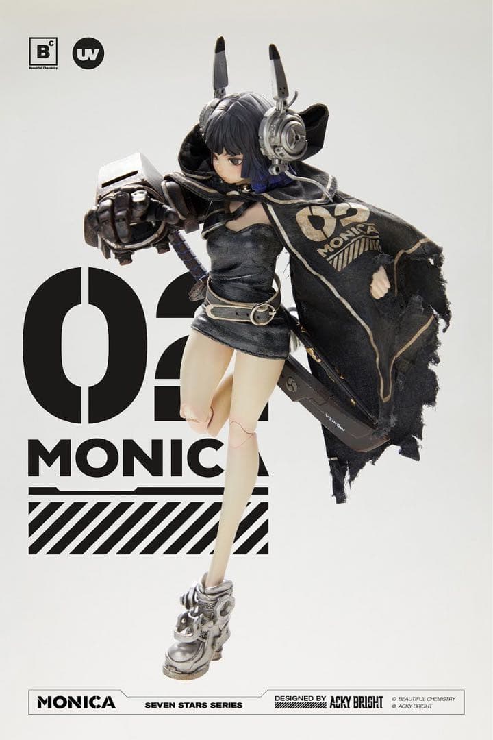 【新品未開封】Acky Bright 02 MONICA 可動フィギュア
