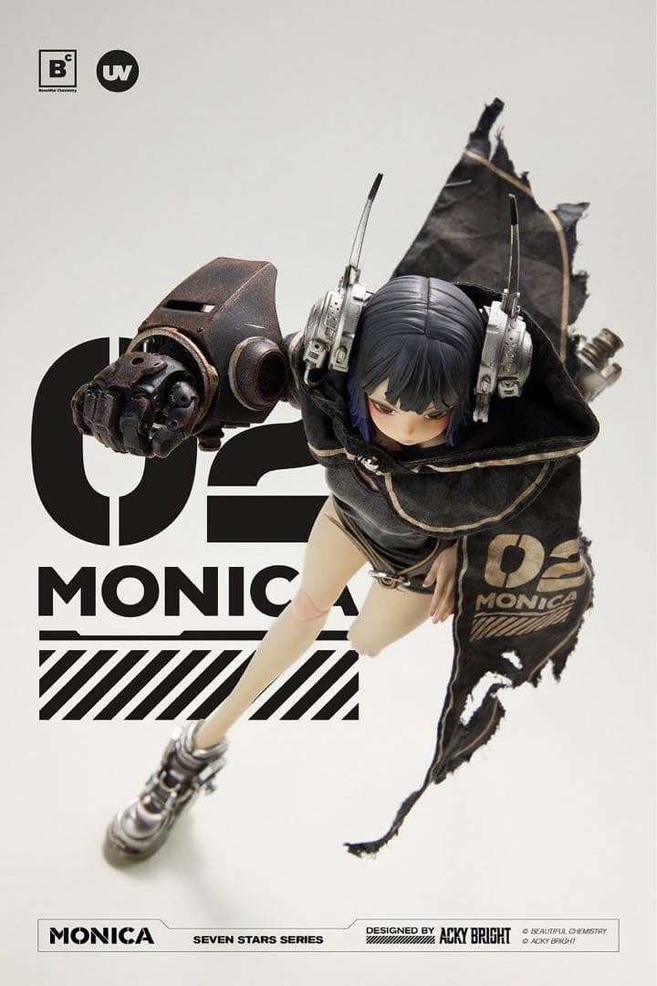 【新品未開封】Acky Bright 02 MONICA 可動フィギュア