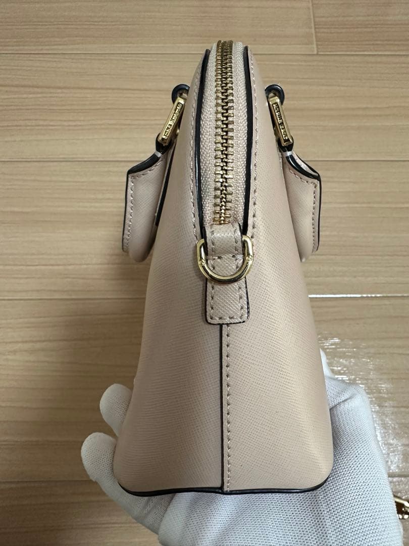 【保存袋付き】 トリーバーチ 2way ベージュ ブラック ハンド ショルダー