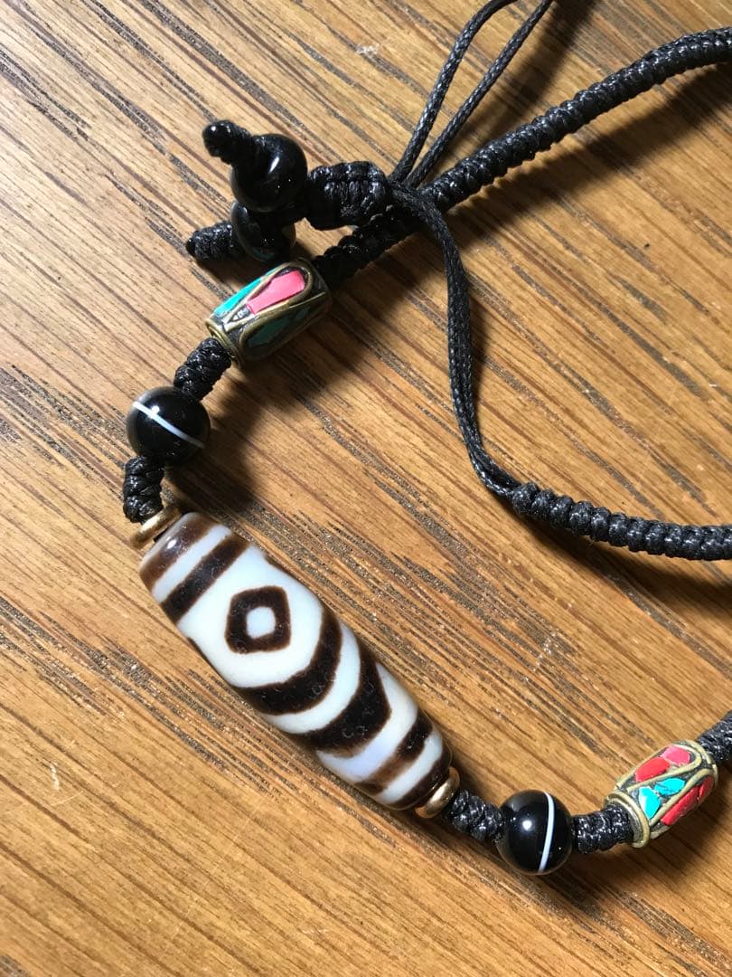 ☘️超レア 双魚金剛二眼天珠 ジービーズ Dzi　ネックレス