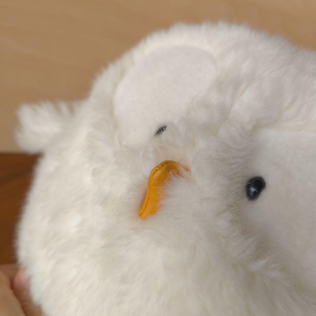 おふう　おふぅ　白フクロウ　昭和レトロ　オリエンタルトーイ　ぬいぐるみ　うめ吉