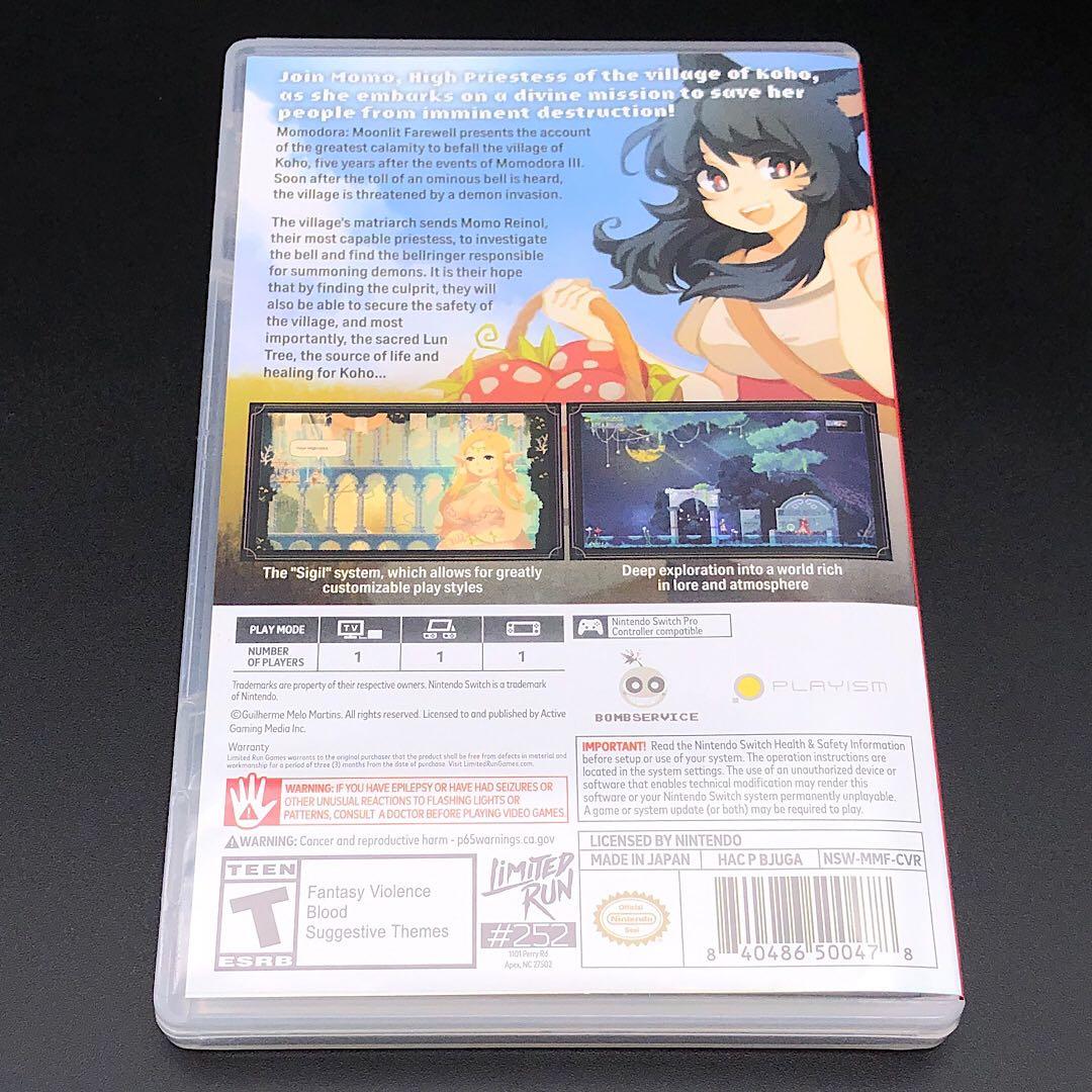 Momodora 月影のエンドロール 北米版 switch ニンテンドースイッチ
