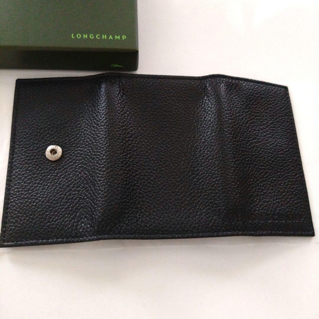 未使用　新品　ロンシャン　LONGCHAMP　6連　キーケース　メンズ　黒　牛革