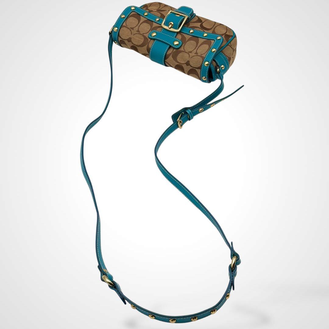 希少✨Vintage Coach Shoulder Bag Studded