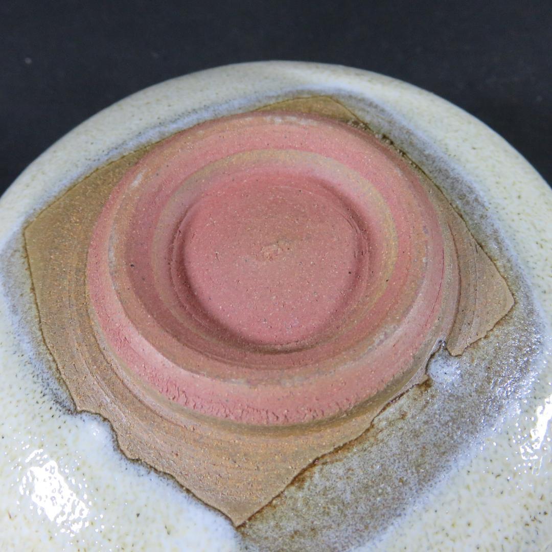 白斑釉 茶碗 在銘 天童焼 若松 共箱 木箱 茶道具 茶器 抹茶碗