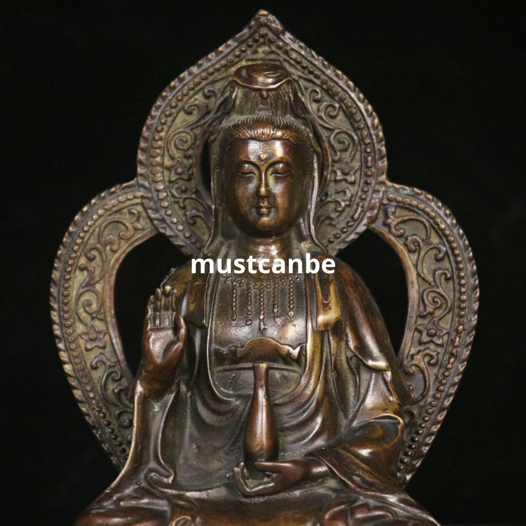 地蔵 菩薩 観音 銅製 仏像 彫刻 置物 開運 風水