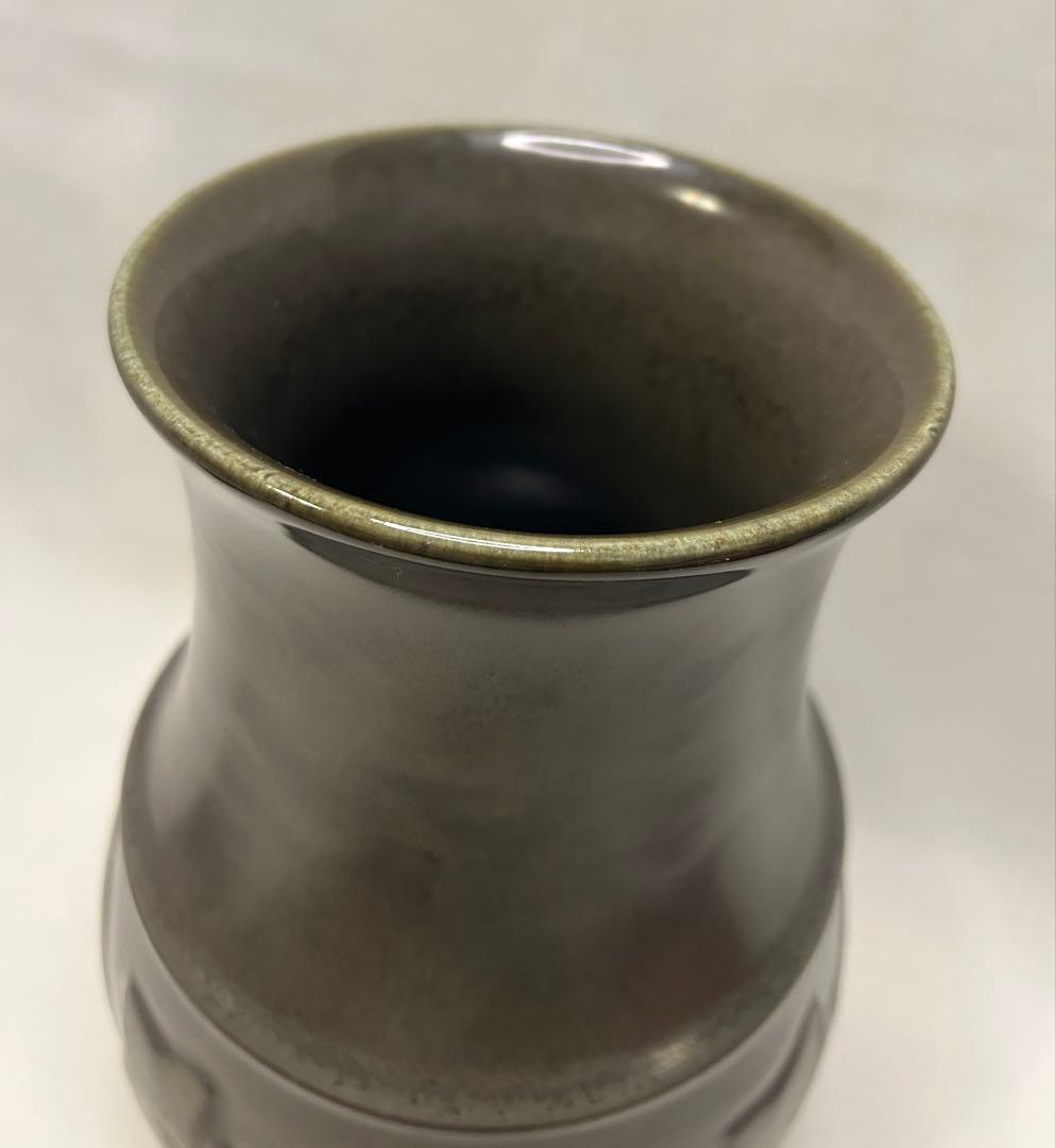 錦光山造 花瓶 骨董 花入 花器 陶器 時代物 貴重