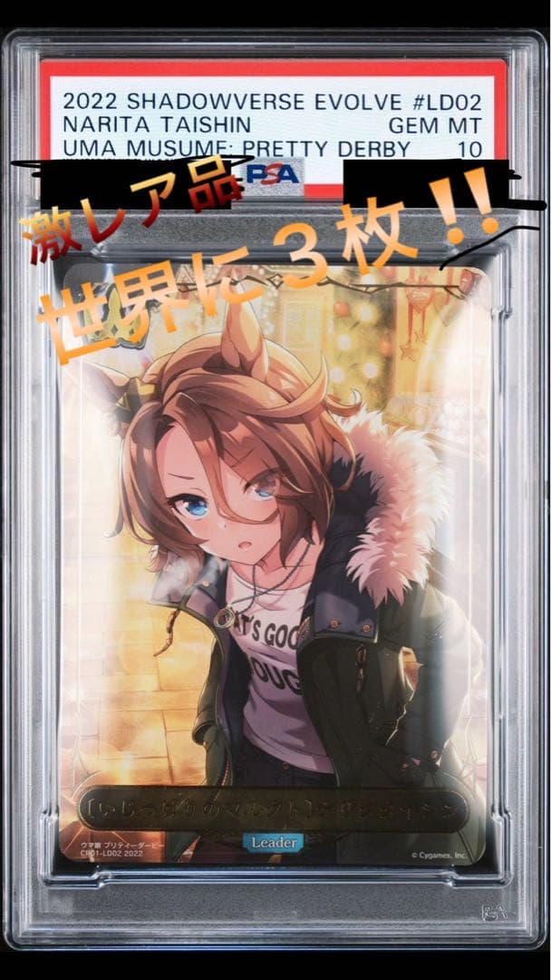 PSA10 ナリタタイシン リーダーカード シャドウバースエボルヴ