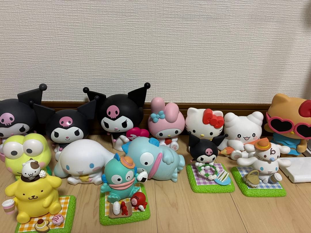 クロミ マイメロ シナモロール サンリオキャラクター フィギュアセット