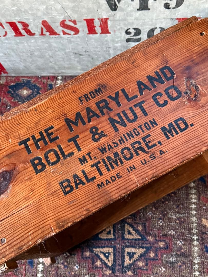 アンティーク雑貨 THE MARYLAND BOLT&NUT CO BOX