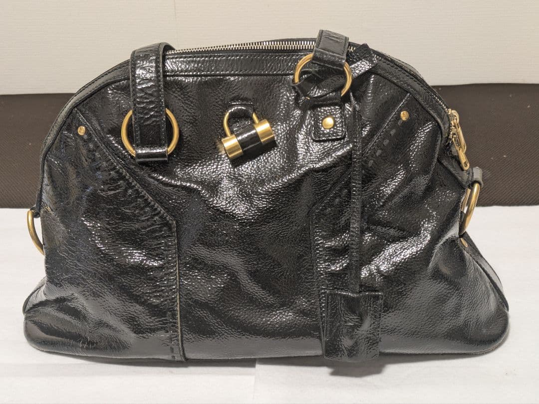 【BM】イヴサンローラン YSL ミューズ 南京錠付き バック