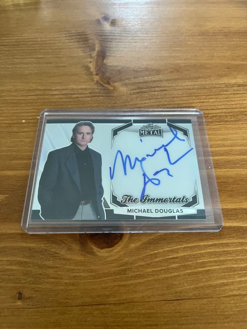 Michael Douglas サイン入りカード 25/100