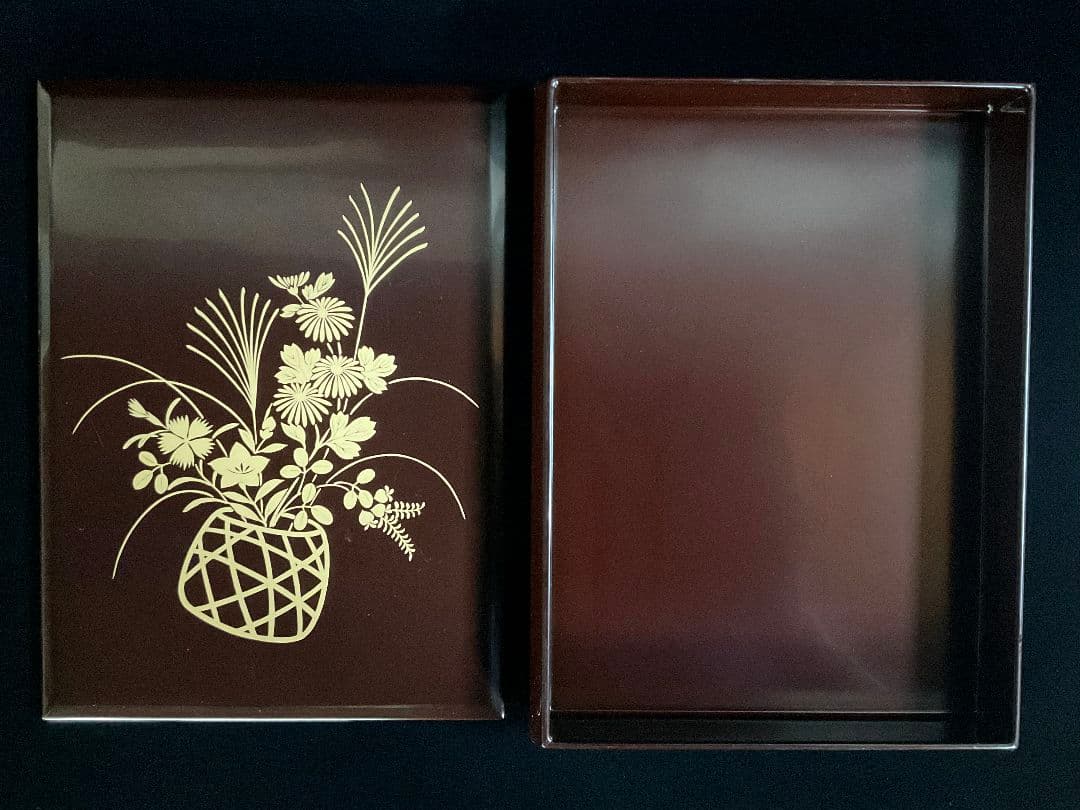 【RT-専用】象彦　硯箱　那智黒石硯　仙台埋木細工　長方皿　熊野筆　気叶金蘭